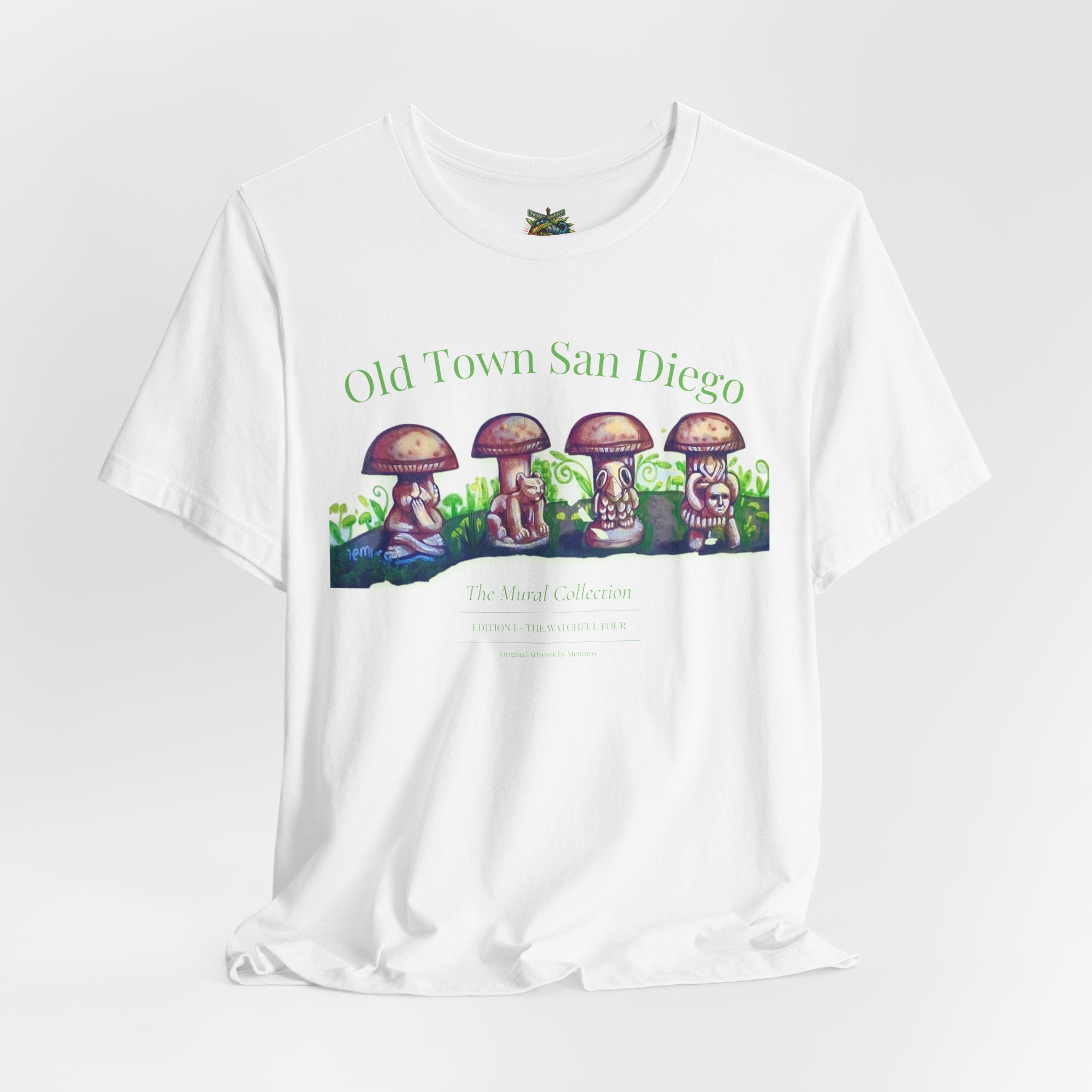 Old Town San Diego Mural Collection - The Four Watchers Edition III T‑Shirt
