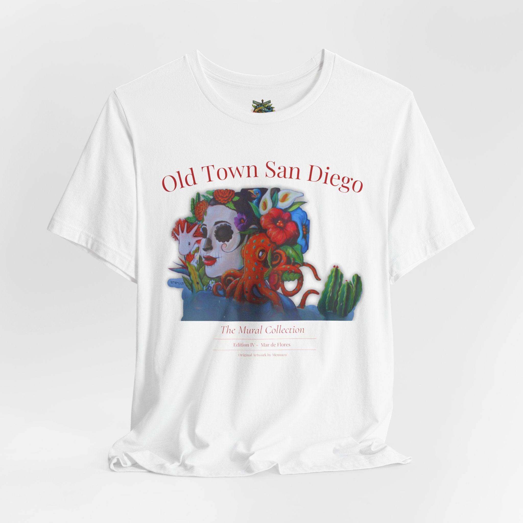 Old Town San Diego Mural Collection - Mar de Flores Edition IV T‑Shirt