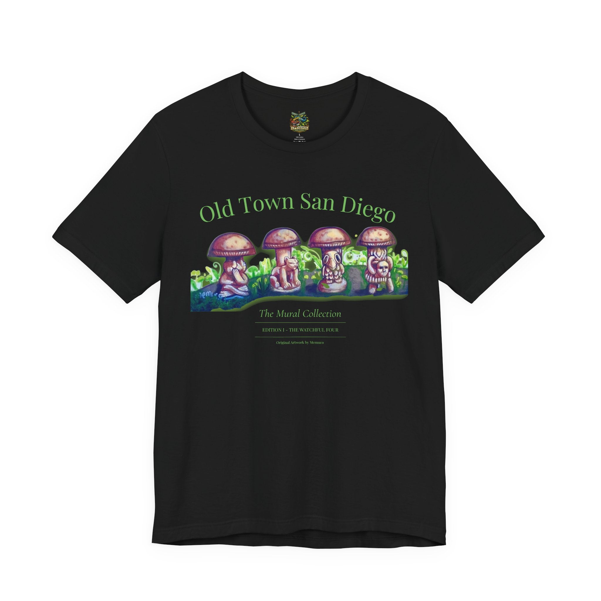 Old Town San Diego Mural Collection - The Four Watchers Edition III T‑Shirt