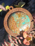 Natural Nevada Turquoise Pendant showcasing unique gemstone color and pattern in a handcrafted pendant
