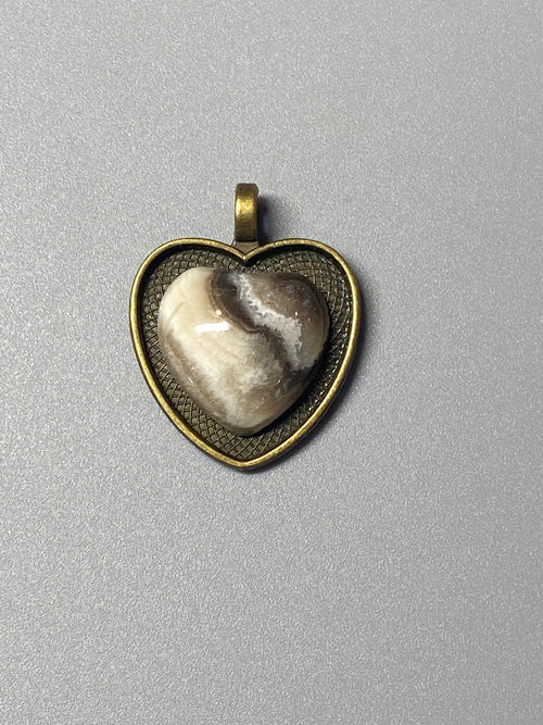 Banded Agate Heart