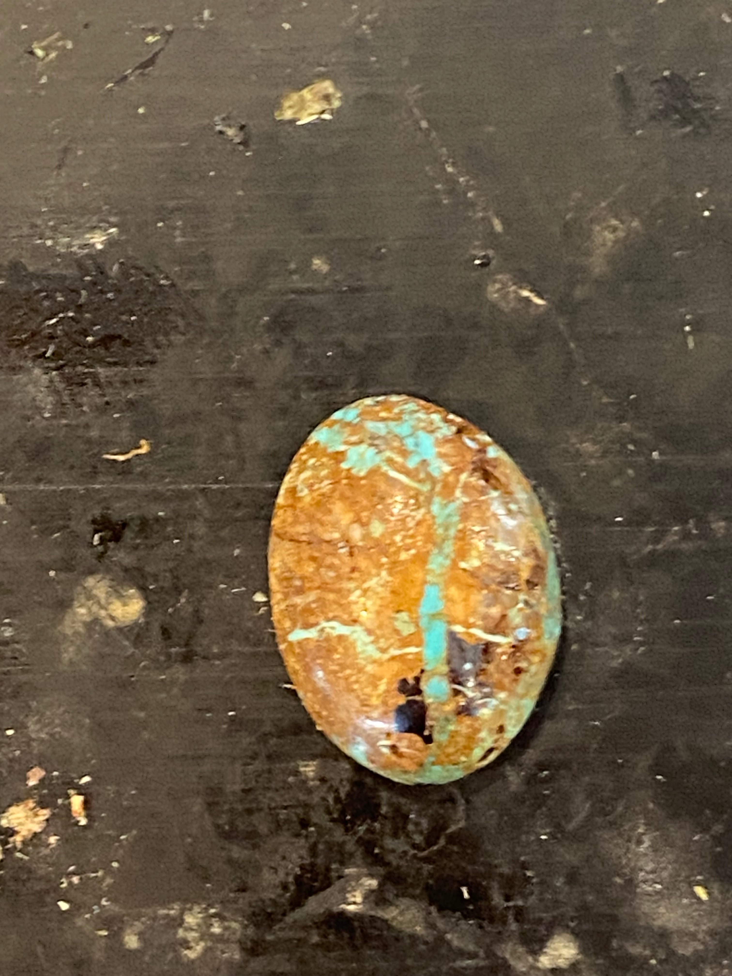 Natural Nevada Turquoise in Silver Band gemstone jewelry with unique color, pattern, and handcrafted design