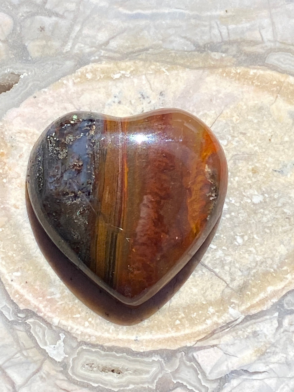 Sedona Banded Agate Heart alternate view 2
