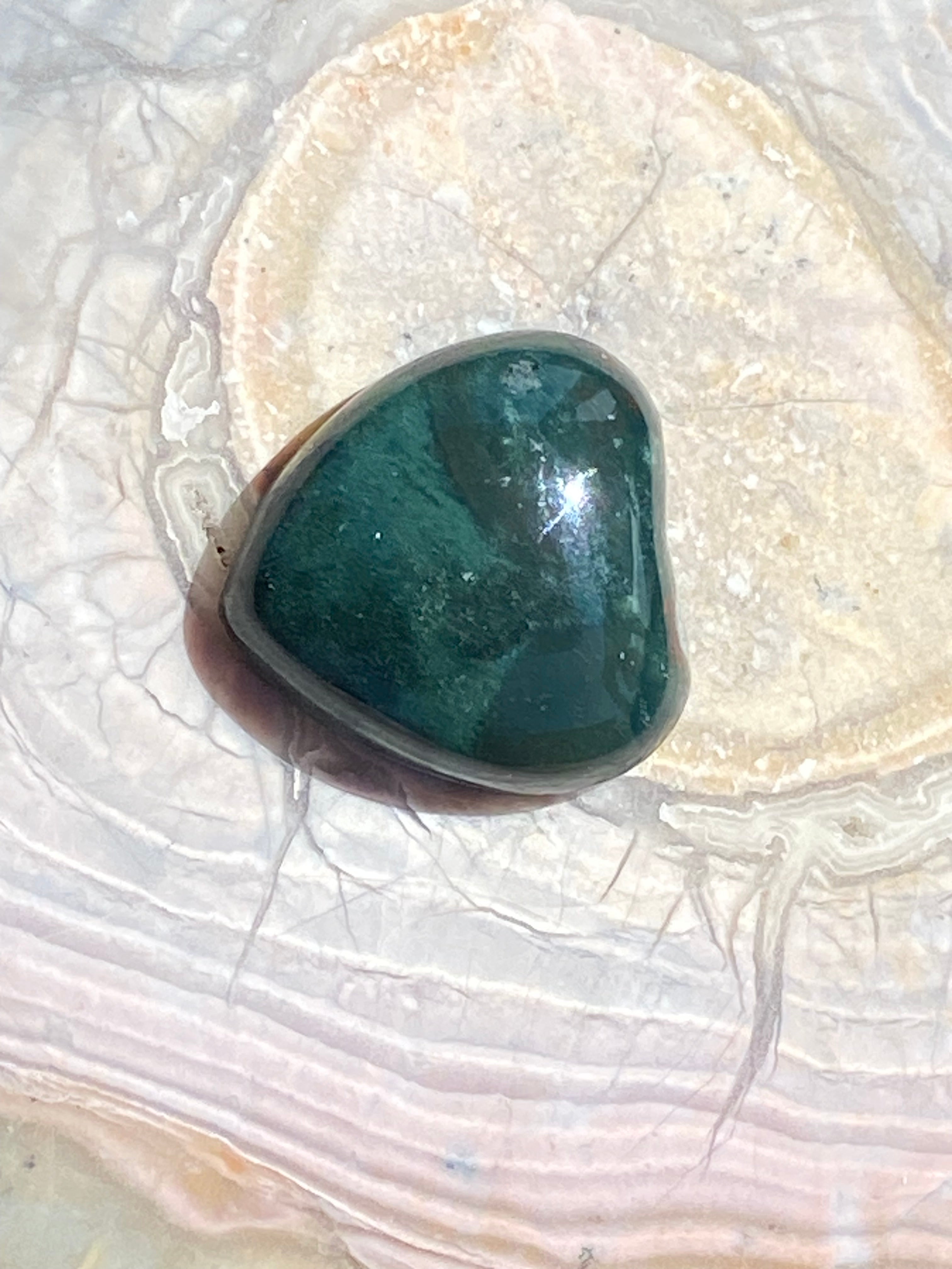 Bloodstone heart Pendant alternate view 3