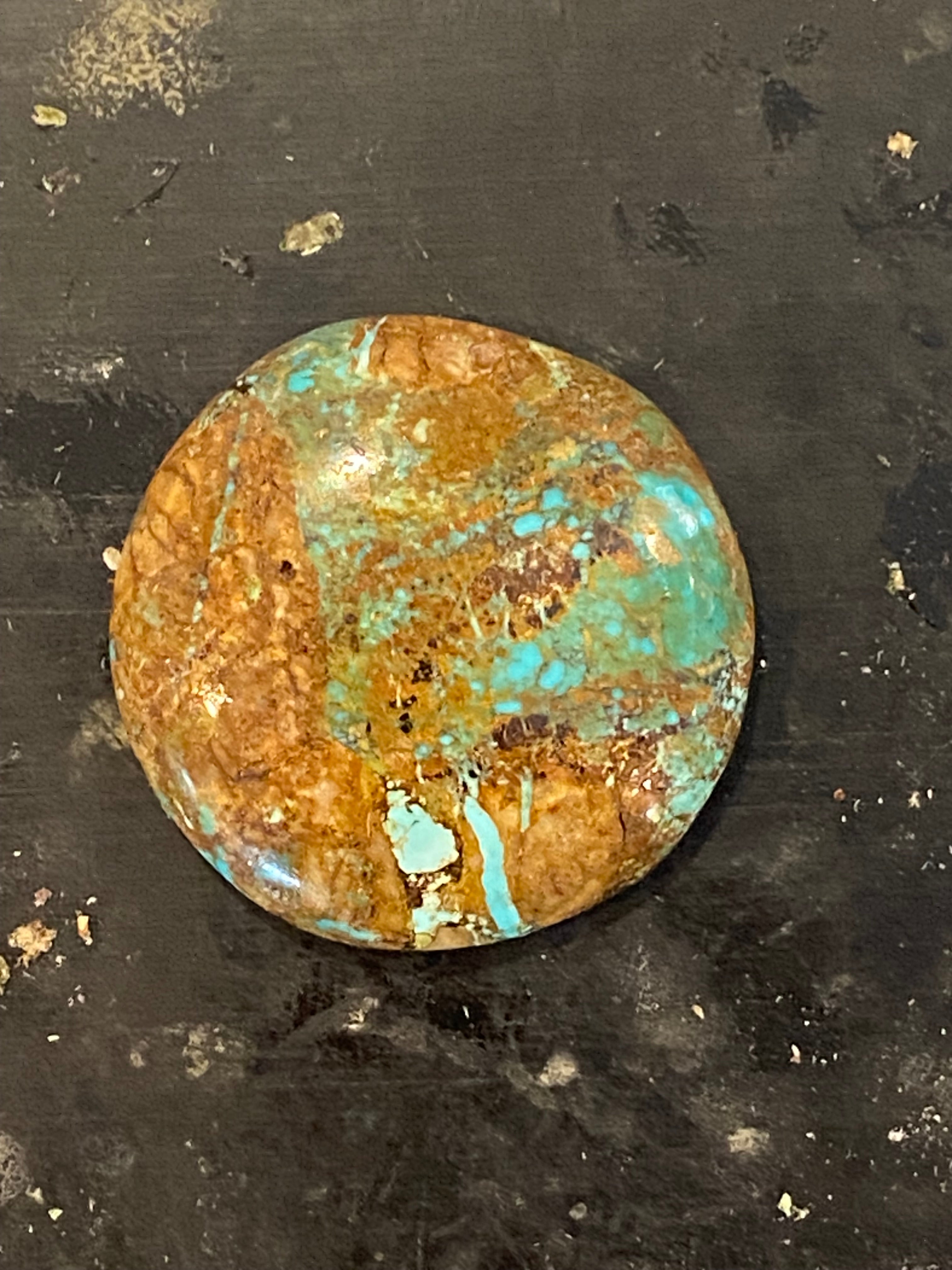 Natural Nevada Turquoise Pendant showcasing unique gemstone color and pattern in a handcrafted pendant