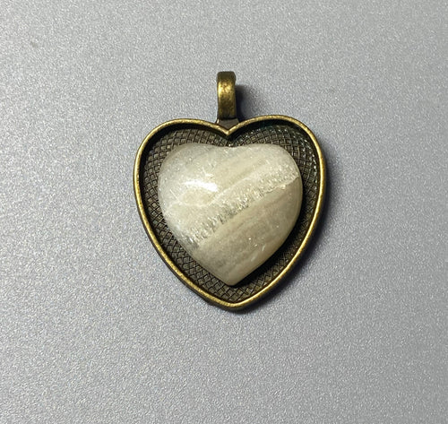Banded Agate Heart