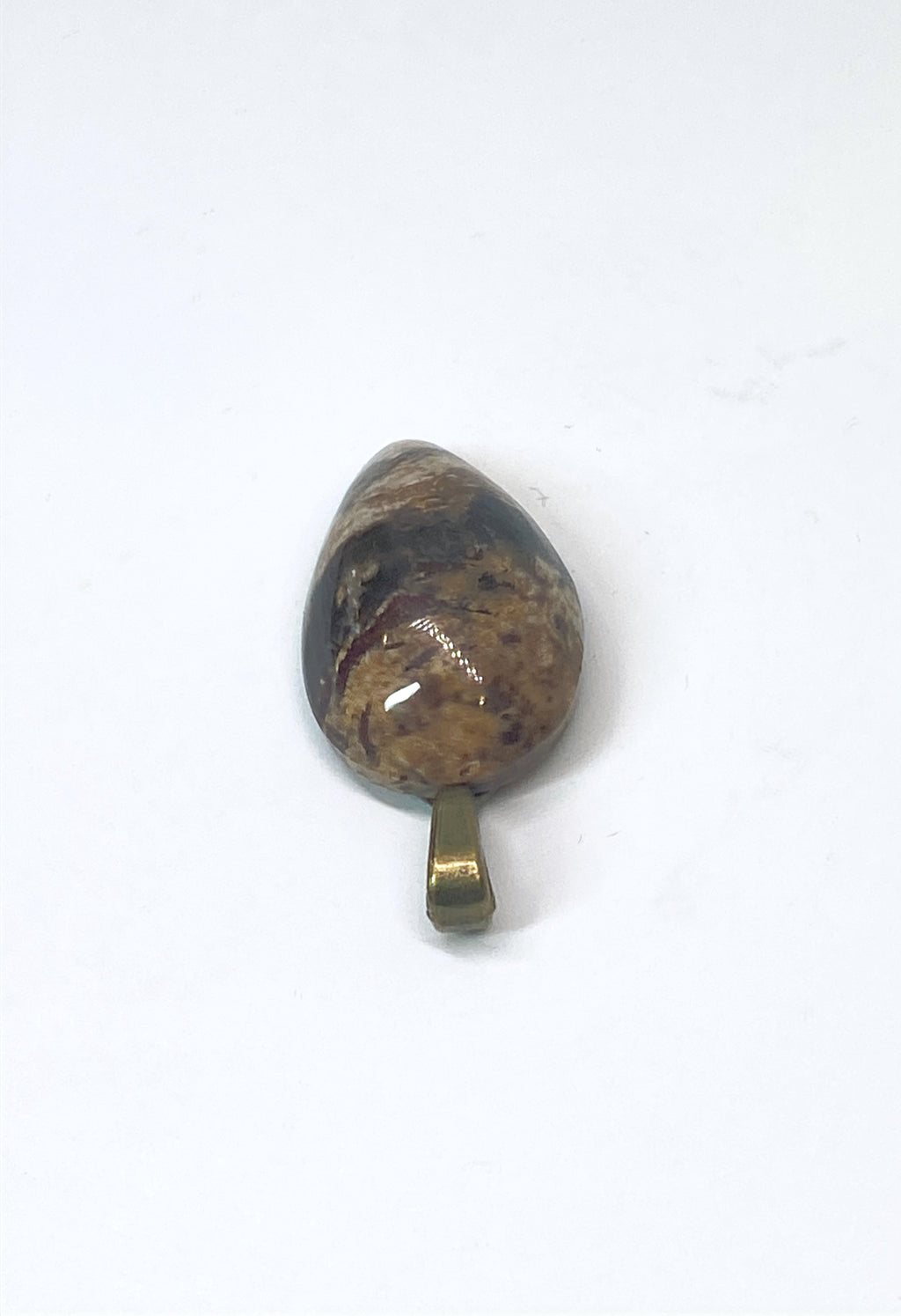 Natural Butte Creek Agate Pendent gemstone jewelry featuring polished stone with distinctive color, pattern, and handcrafted craftsmanship