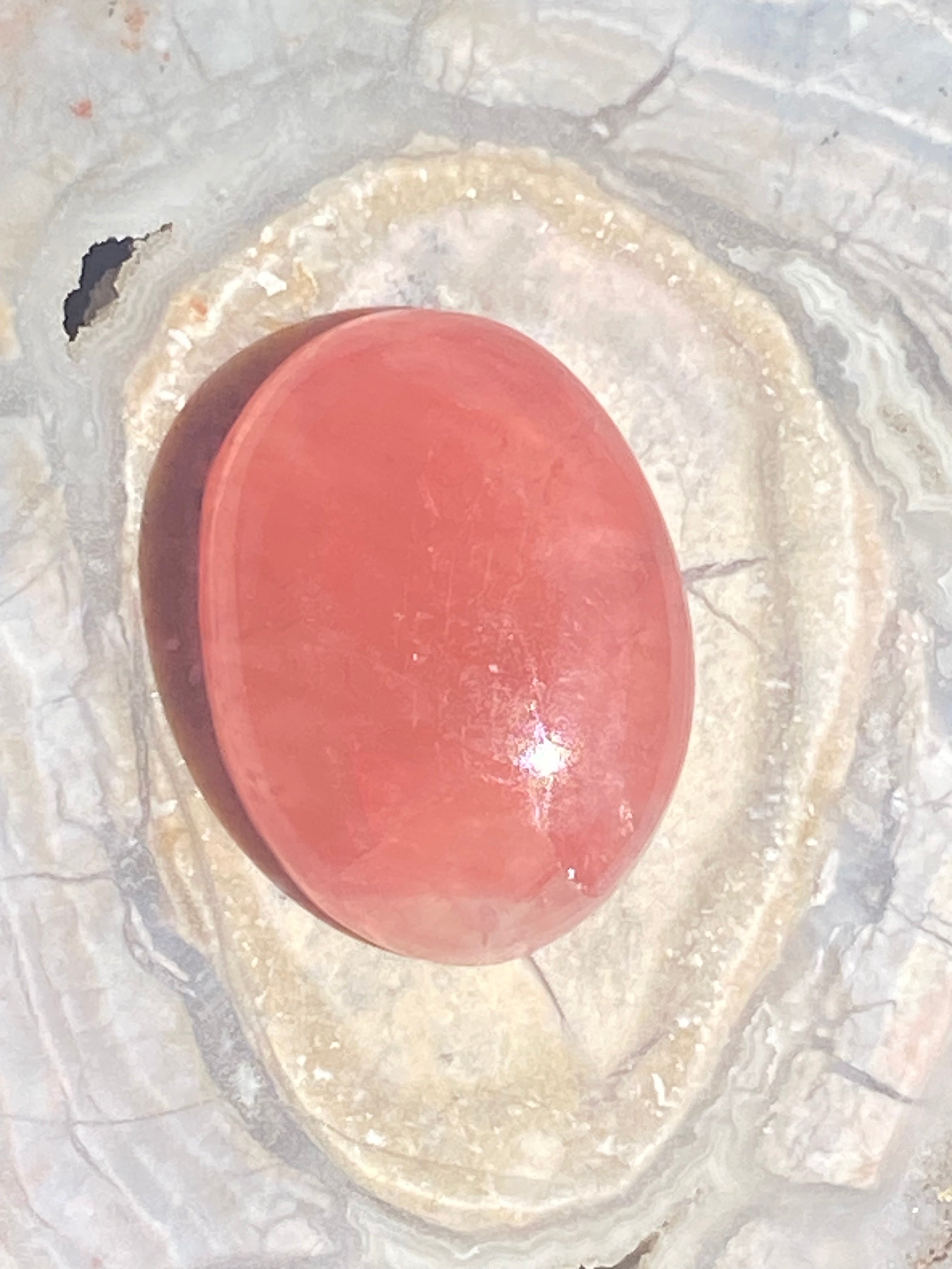 Pink Quartz Turtle Pendant alternate view 3