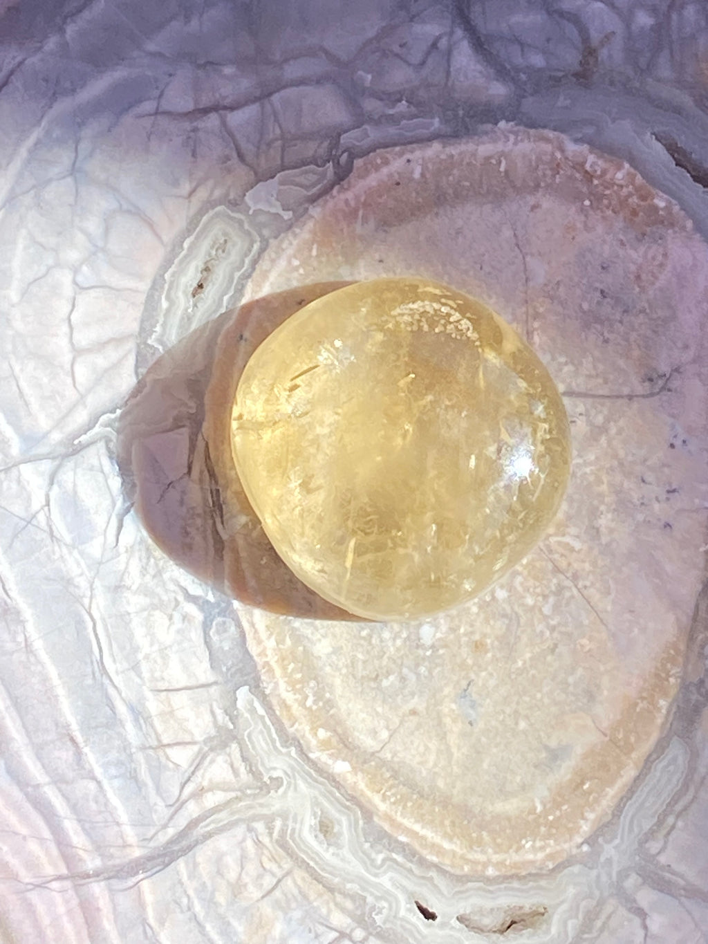 Yellow Citrine Butterfly Pendant alternate view 3