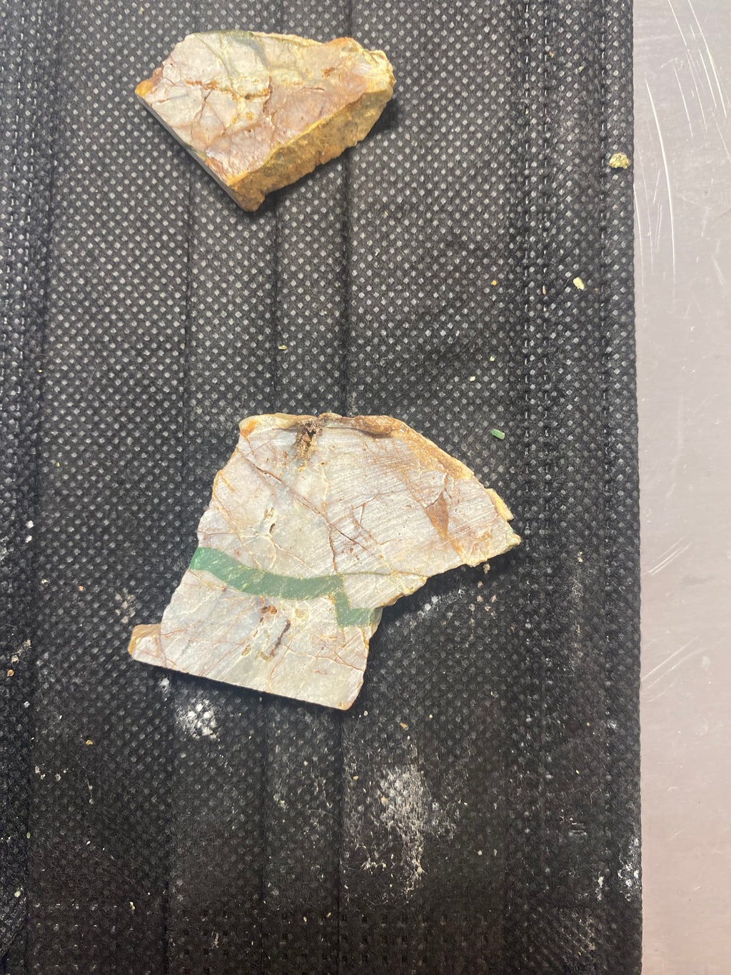 Nevada Turquoise in Limestone Octagon Pendant alternate view 4