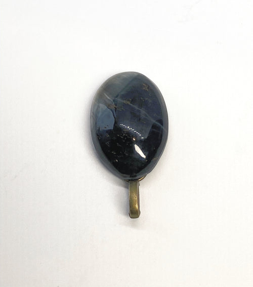 Natural Blue Tiger Eye  Pendent gemstone jewelry featuring polished stone with distinctive color, pattern, and handcrafted craftsmanship
