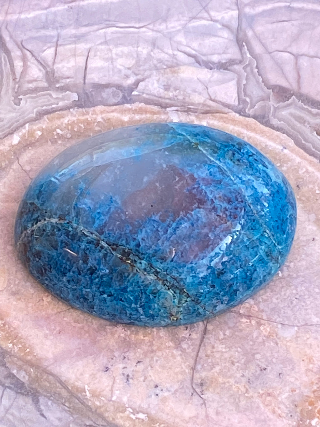 Chrysocolla Turtle Pendant alternate view 2