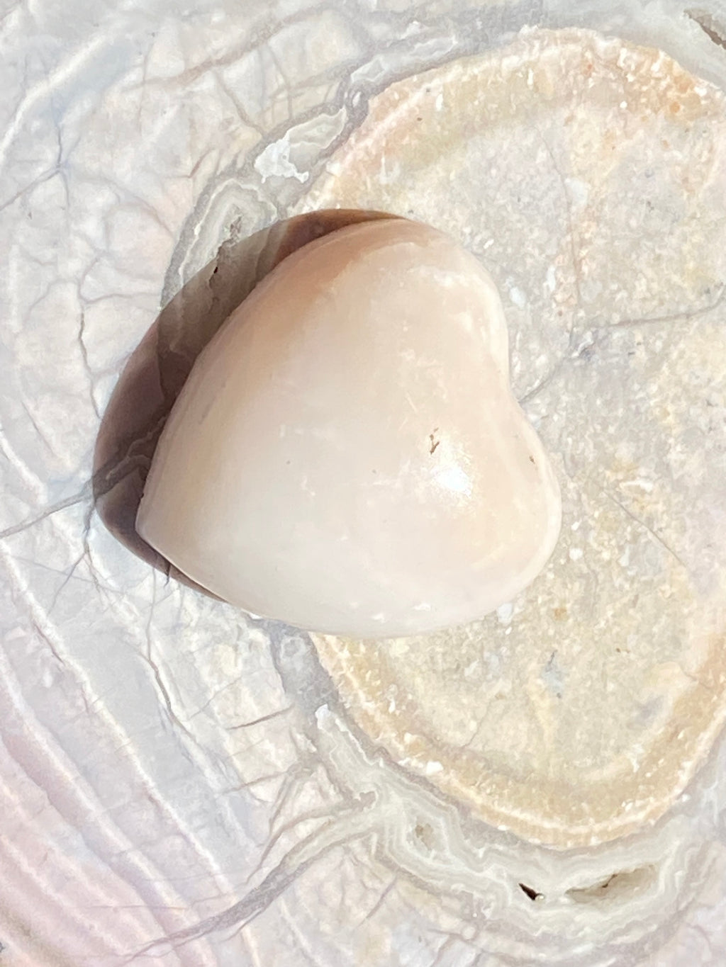 Pink Opal Heart Pendant alternate view 3