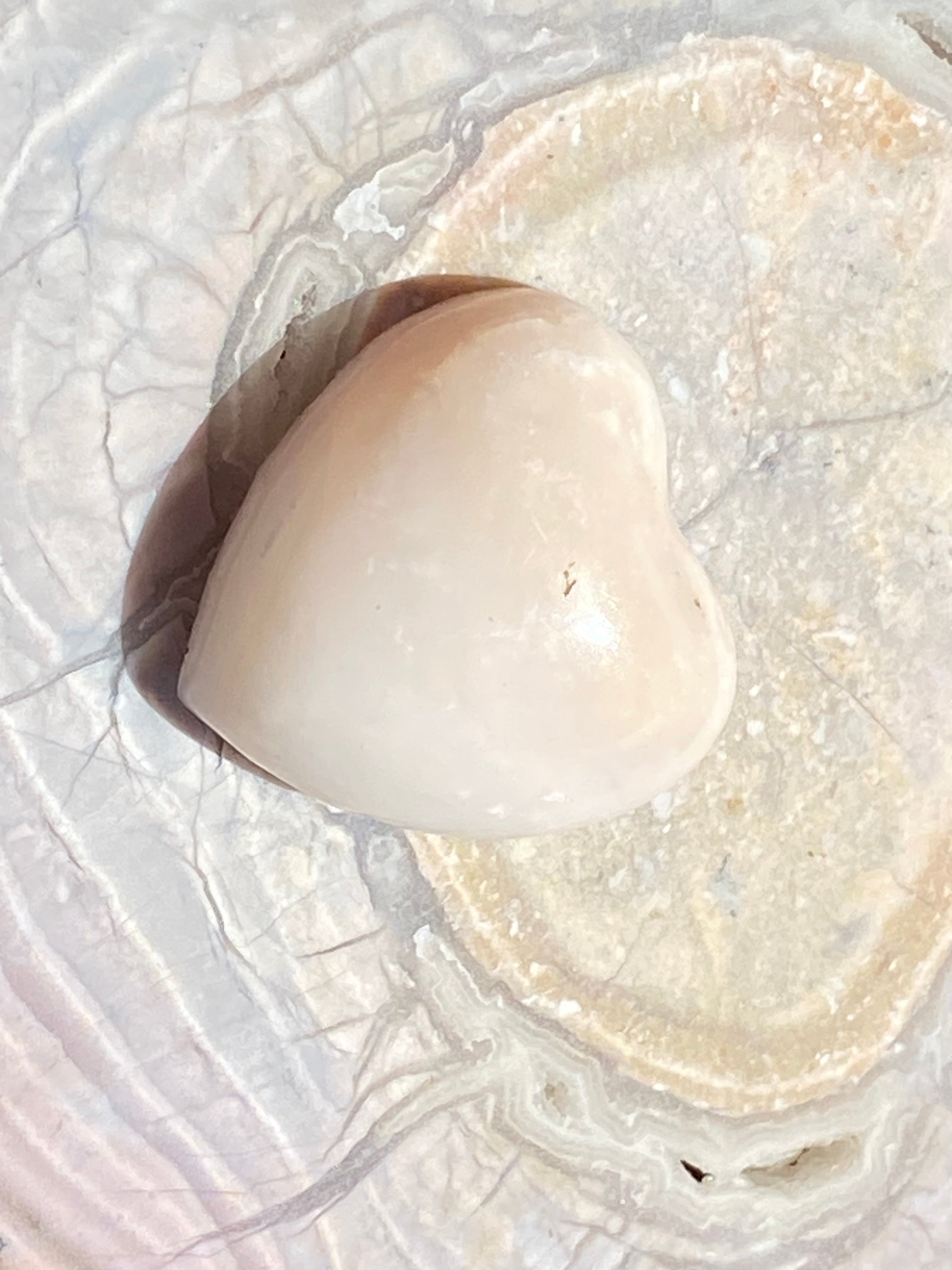Pink Opal Heart Pendant alternate view 3