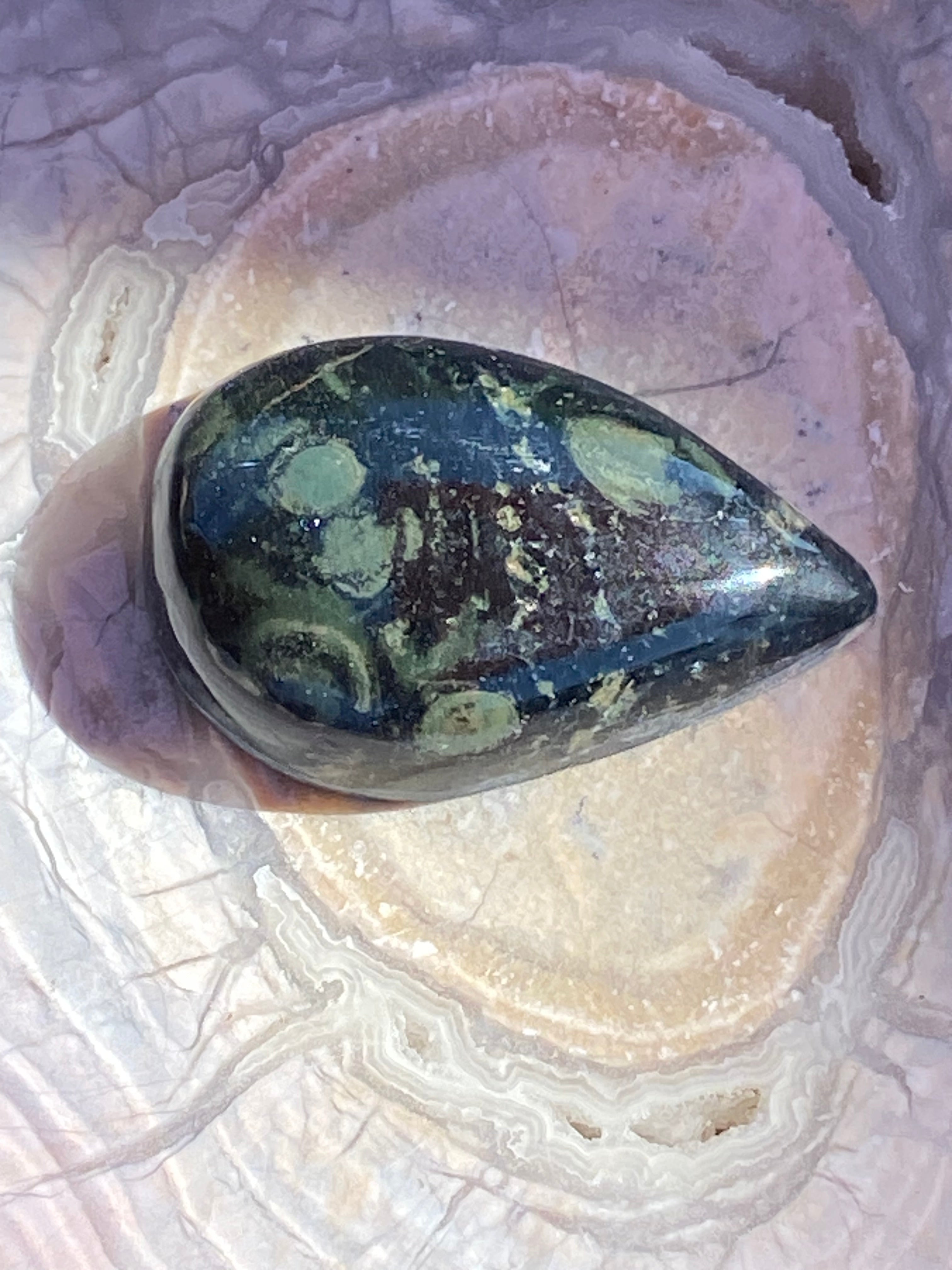 Kambaba Jasper Teardrop pendant alternate view 4