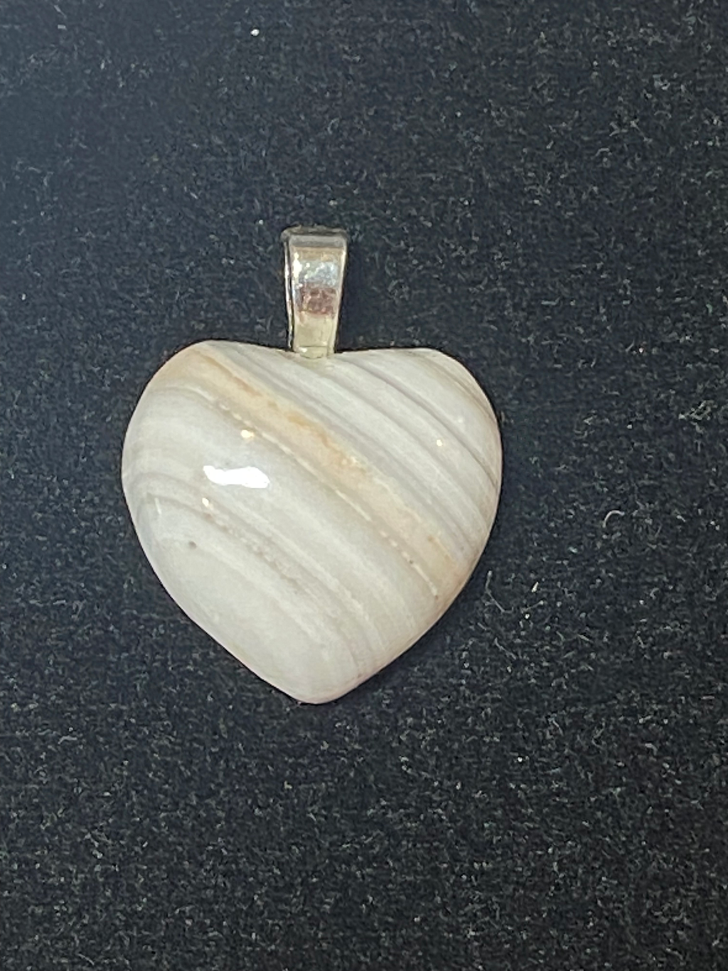 Banded Agate Heart
