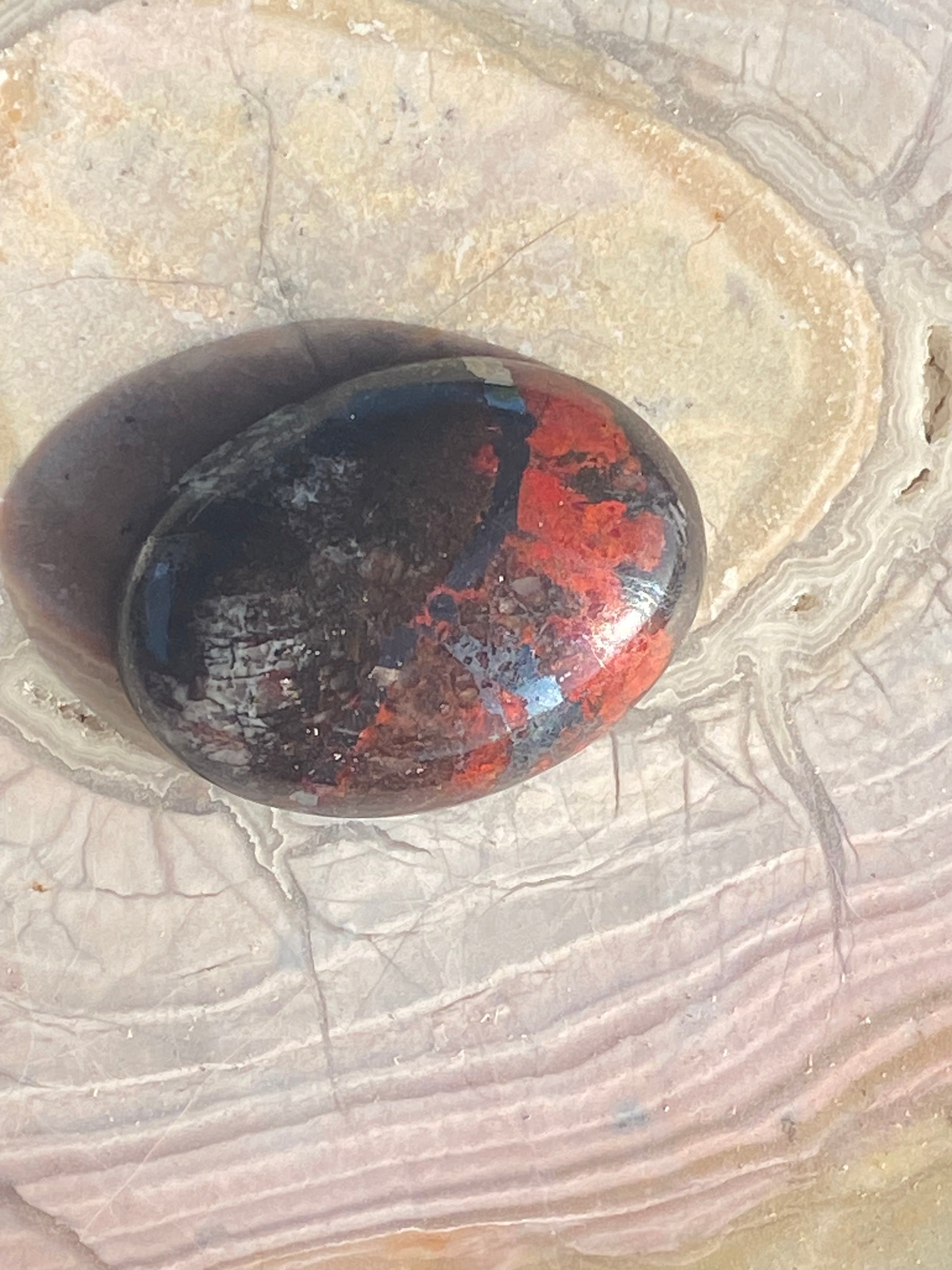 Chrysocolla with chalcocite (copper ore) alternate view 3