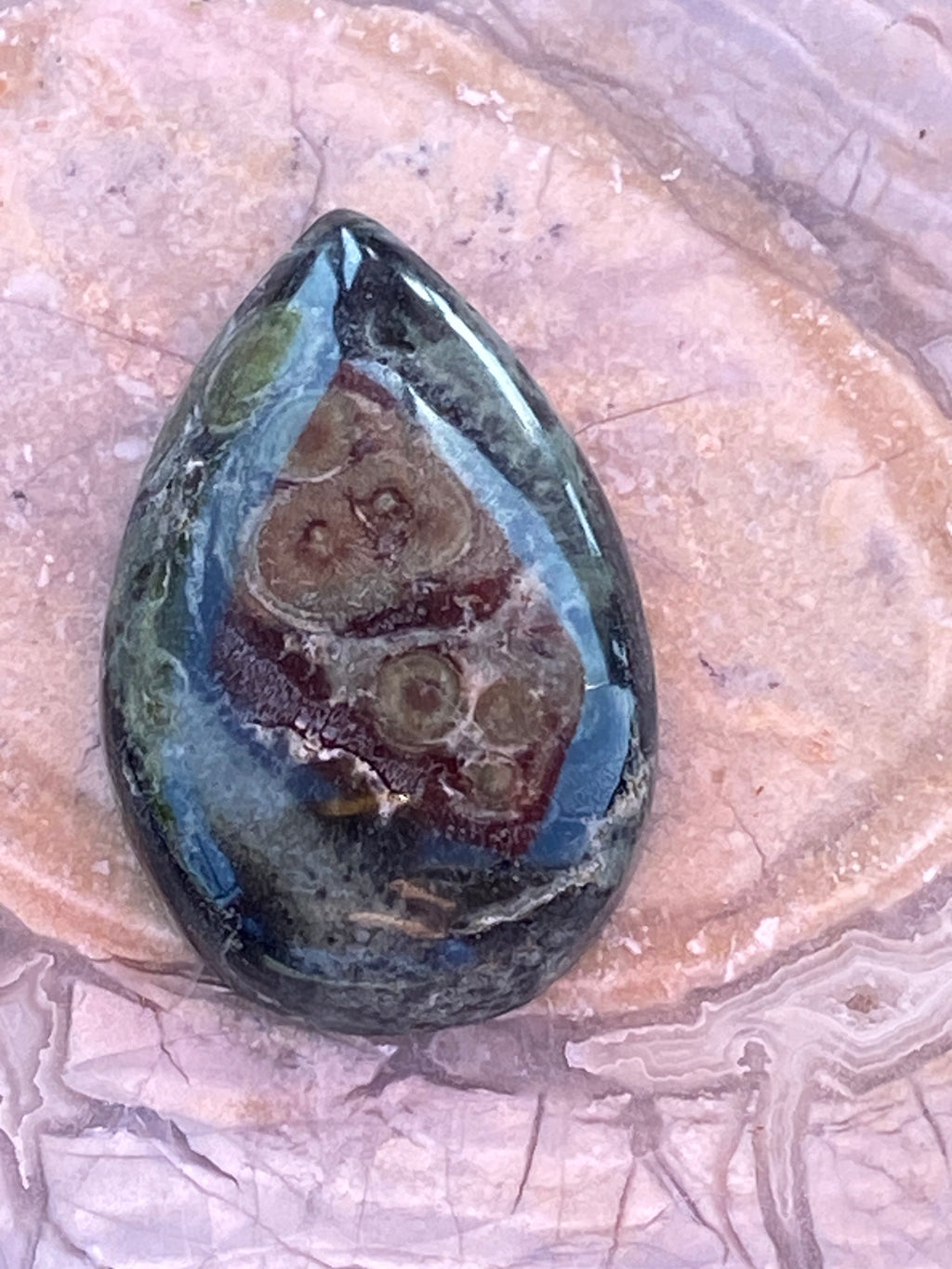 Kambaba Jasper Teardrop Pendant alternate view 2