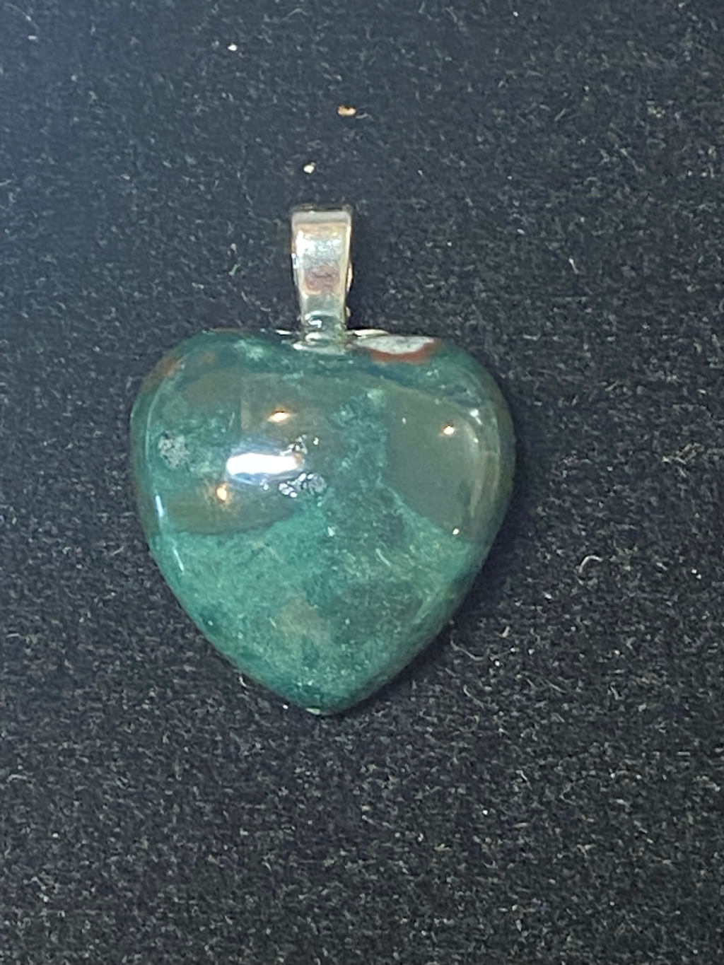 Bloodstone heart Pendant