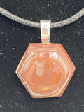 Natural New Mexico Jasper  Pendant gemstone pendant, handcrafted jewelry featuring polished stone with unique color and mineral patterns