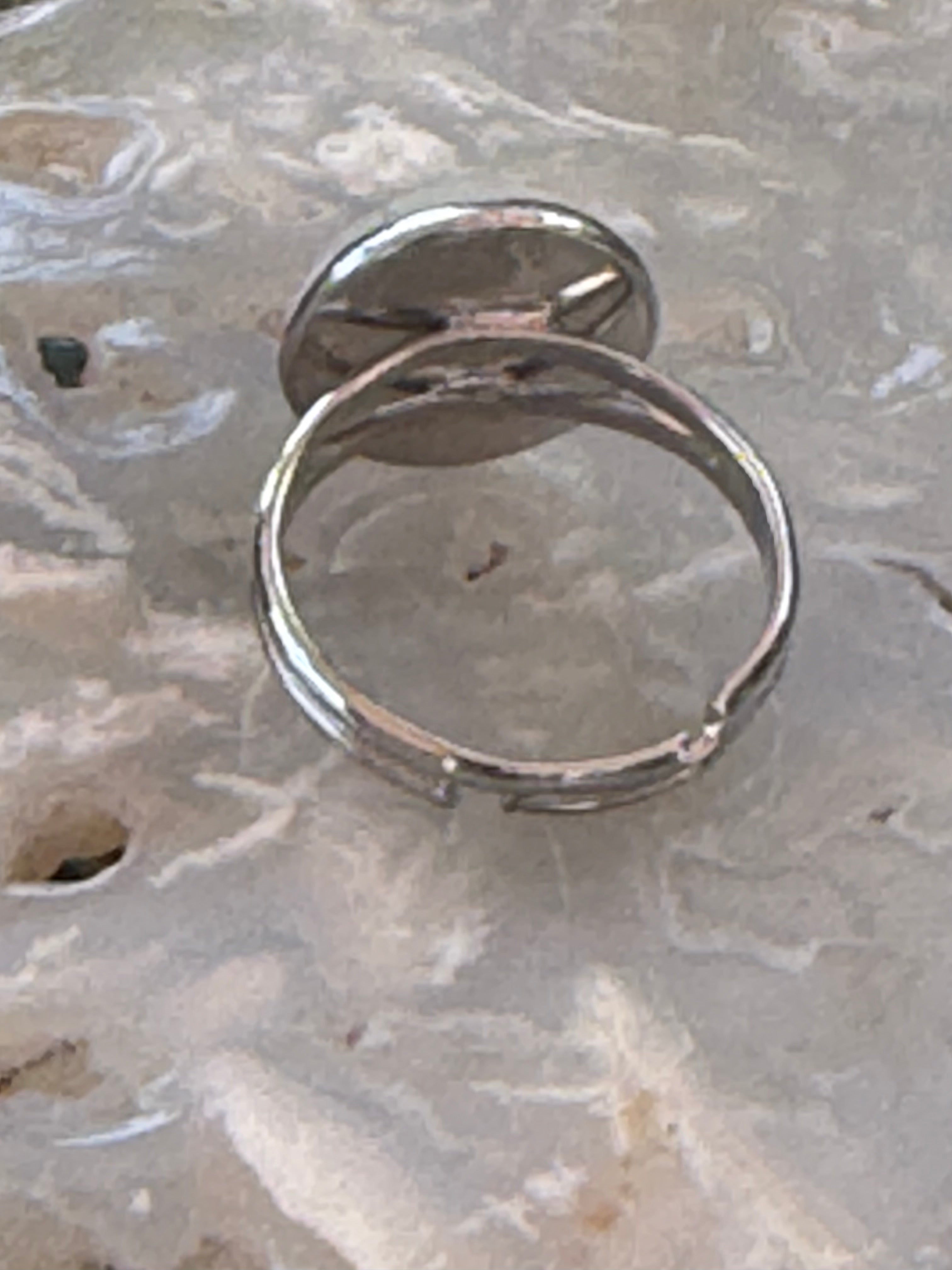 Natural Bubblegum Agate Classic Gemstone Ring